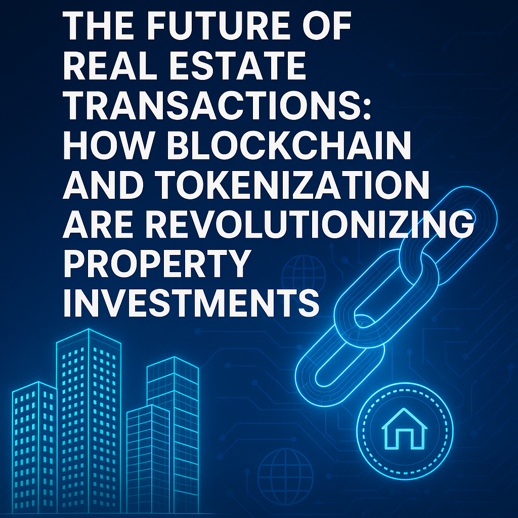 The Future of Real Estate Transactions: How Blockchain and Tokenization Are Revolutionizing Property Investments