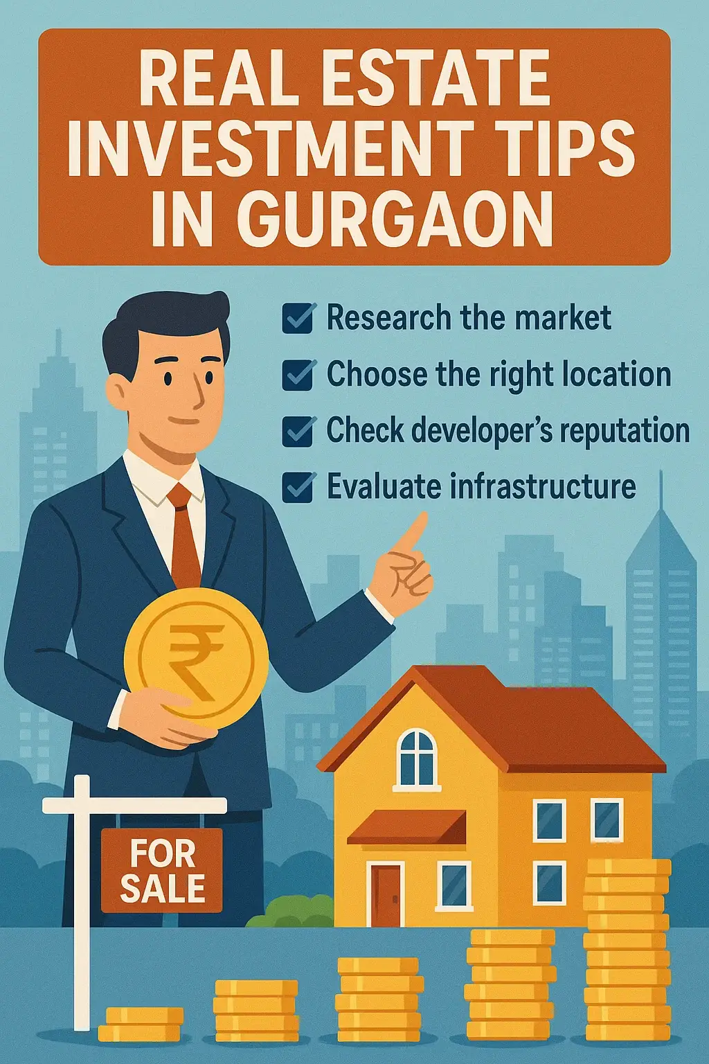Smart Real Estate Investment Tips in Gurgaon & Delhi NCR (2025 Guide)