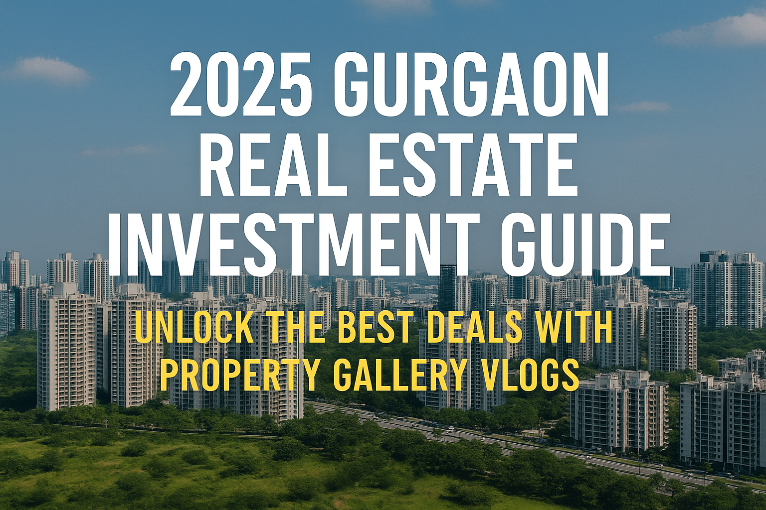 2025 Gurgaon Real Estate Investment Guide: Unlock the Best Deals with Property Gallery Vlogs