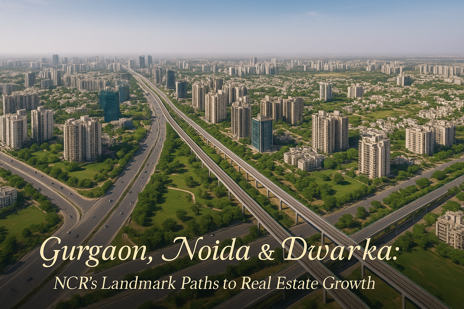 Gurgaon, Noida & Dwarka: NCR’s Landmark Paths to Real Estate Growth