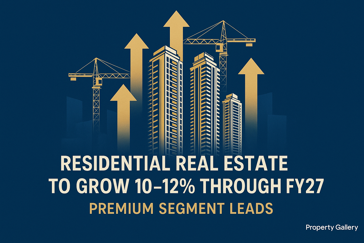 India’s Residential Real Estate Poised for 10–12% Annual Growth Through FY 27