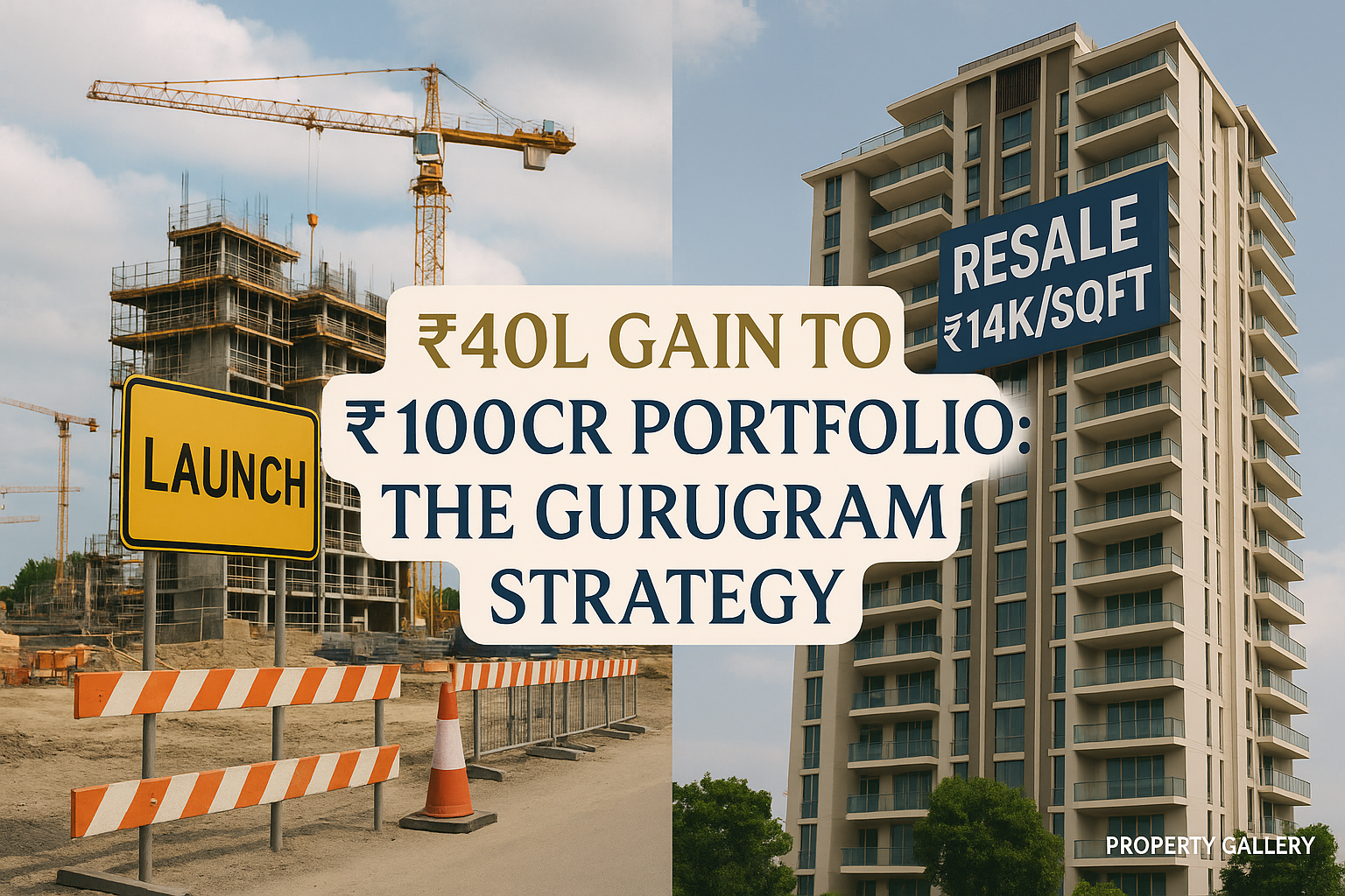 How ₹40 Lakh Gains Turn Into ₹100 Crore in Gurugram: The Quiet Investor Playbook
