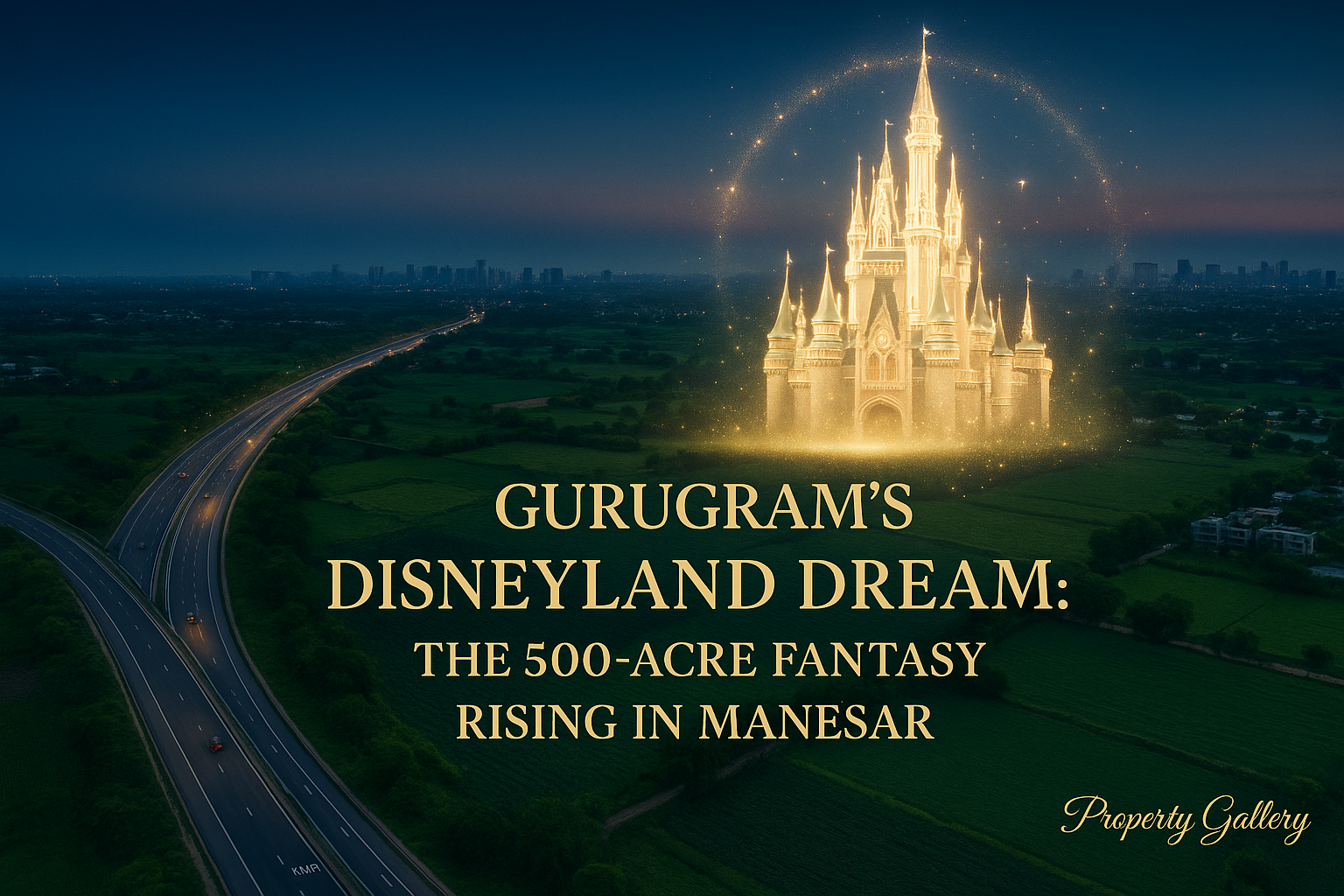 Gurugram’s Game-Changer: India’s First “Disneyland City” Set for Manesar