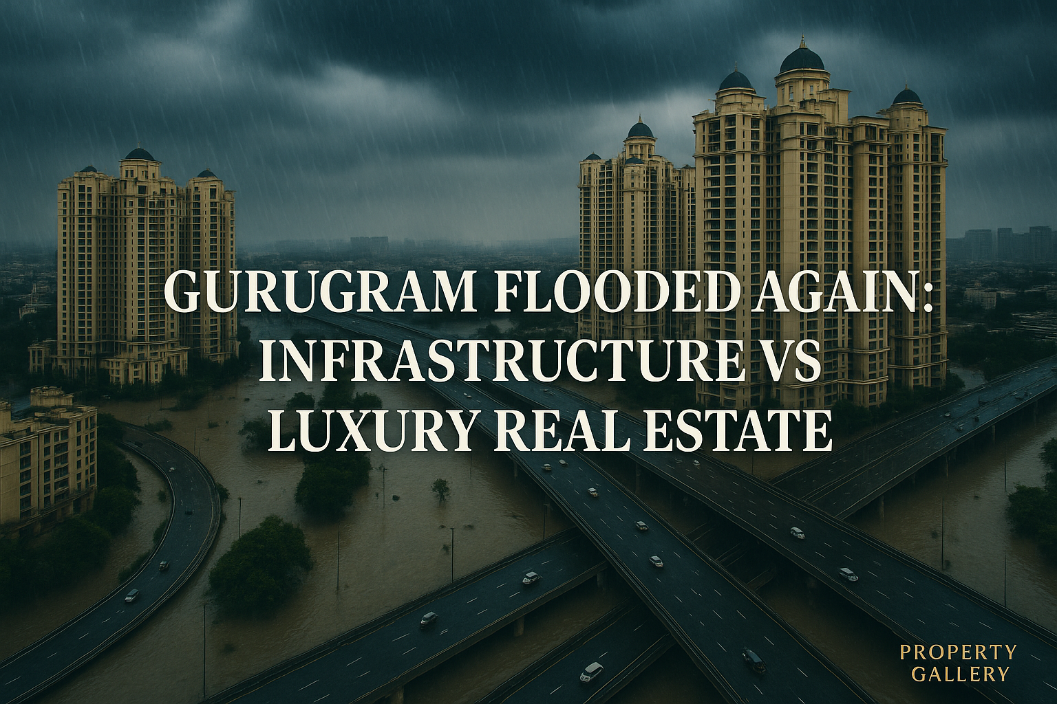 Gurugram’s Flood Crisis: Can Luxury Real Estate Survive the Monsoon?