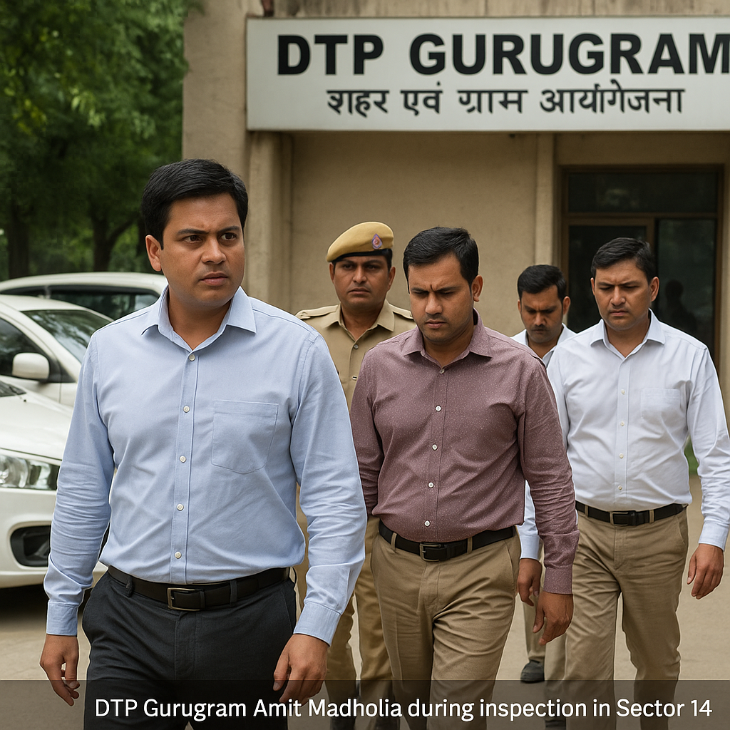 DTP Gurugram Amit Madholia: Leading Urban Renewal & Enforcement in 2025