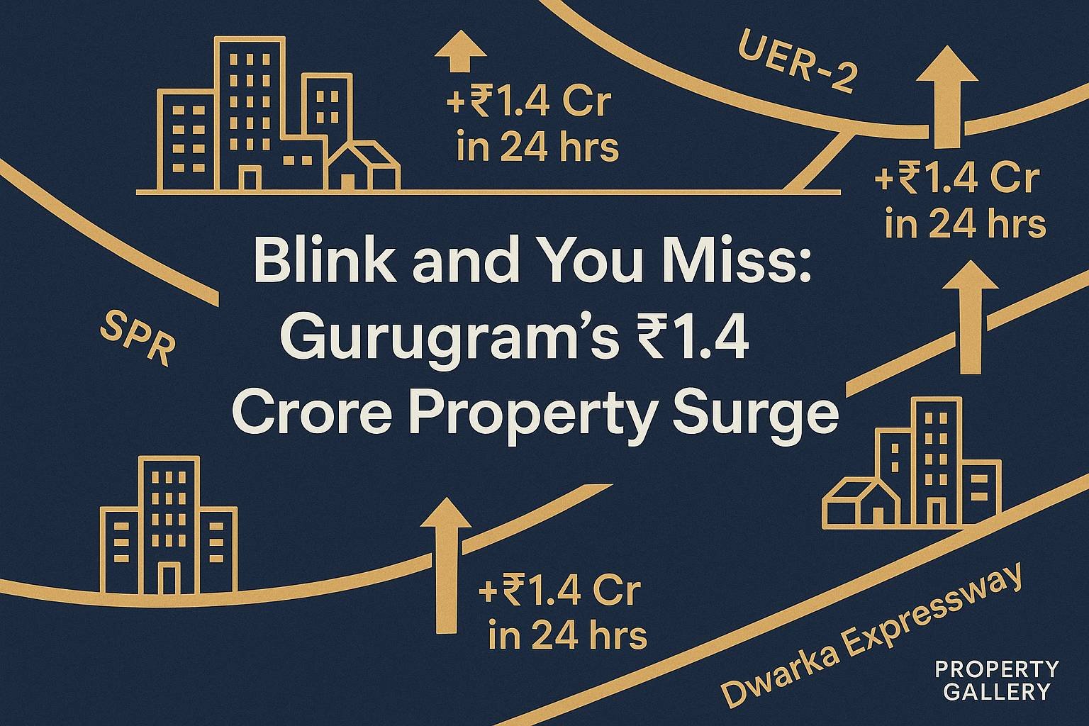 Blink and You Miss It: Why Gurugram Property Is Turning ₹50 Lakhs Into ₹1.4 Crore Fast