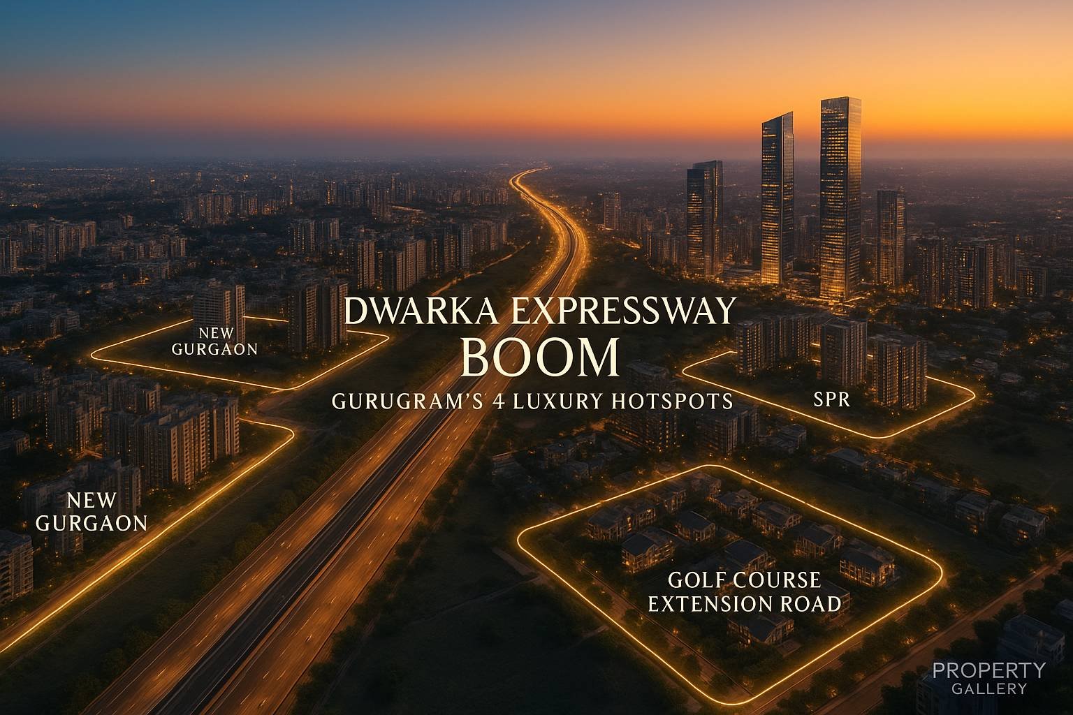 How a 29 KM Expressway Turned Four Gurugram Corridors into Millionaire Hotspots